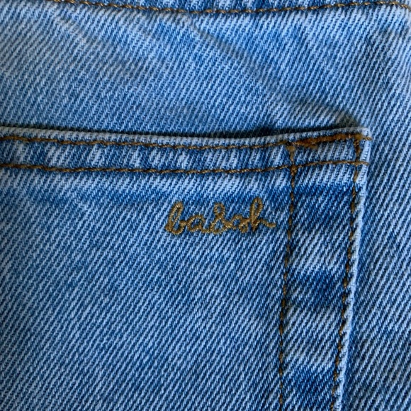 Women’s ba & sh light blue high rise loose fit jean - Picture 3 of 5